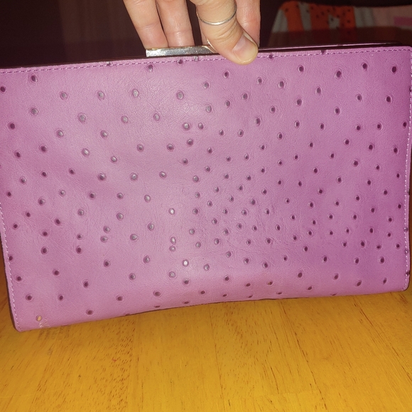 Coach 49850 Legacy Framed Ostrich Embossed Leather Large Clutch Wallet - Picture 3 of 11